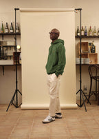 HOODIE VERT FORET 100% COTON