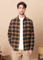 CHEMISE POMMARD CARREAUX MARRON