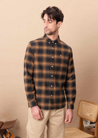 CHEMISE POMMARD CARREAUX MARRON