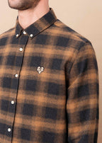 CHEMISE POMMARD CARREAUX MARRON