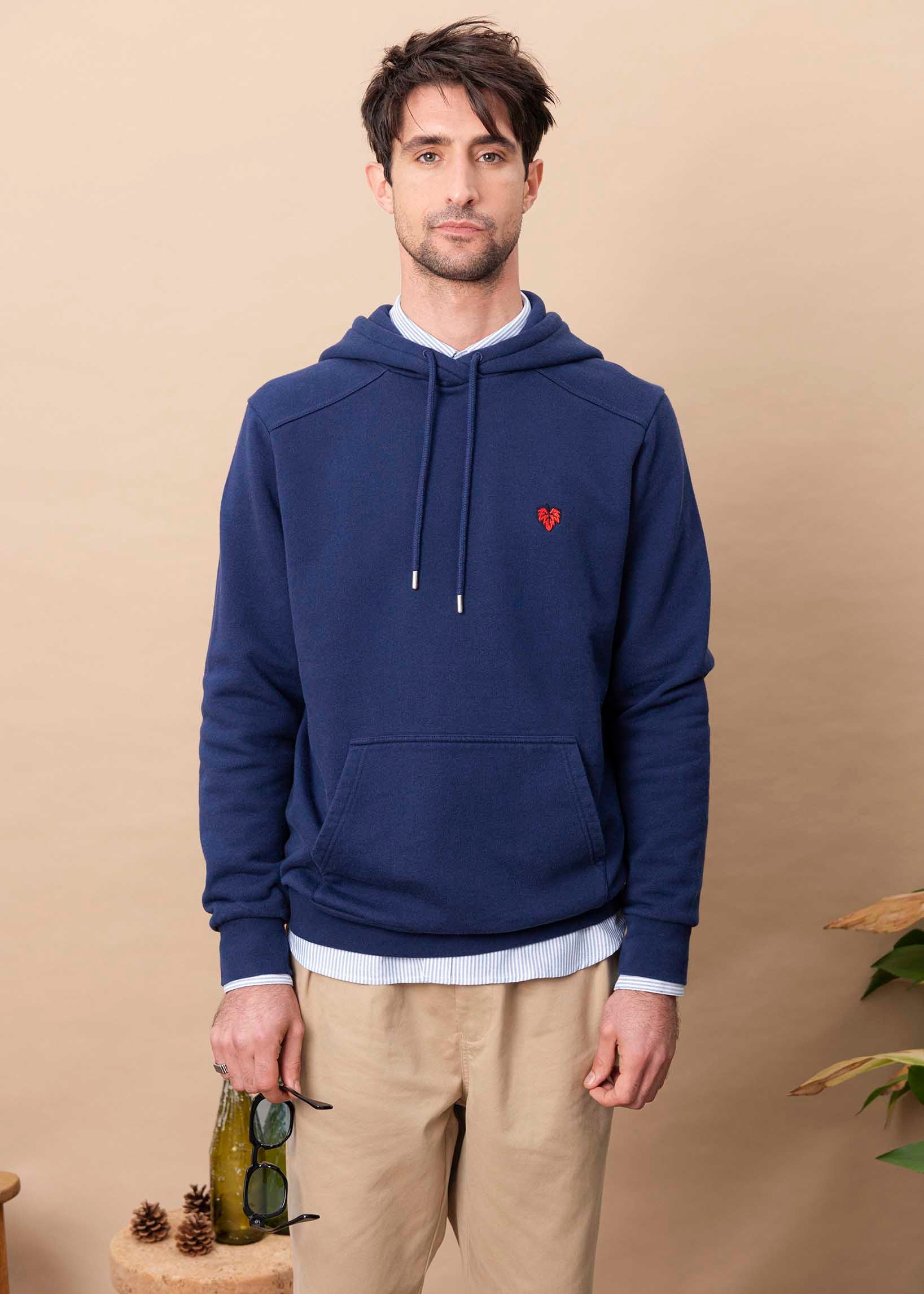HOODIE CORTON MARINE