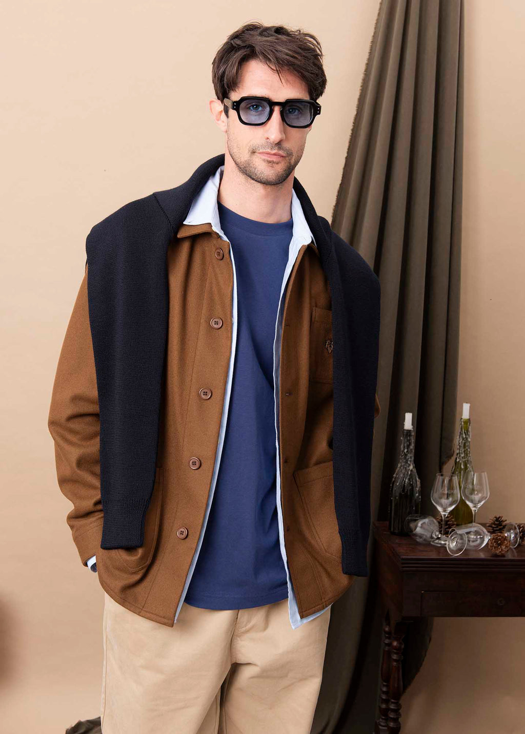 VESTE MERCUREY MARRON