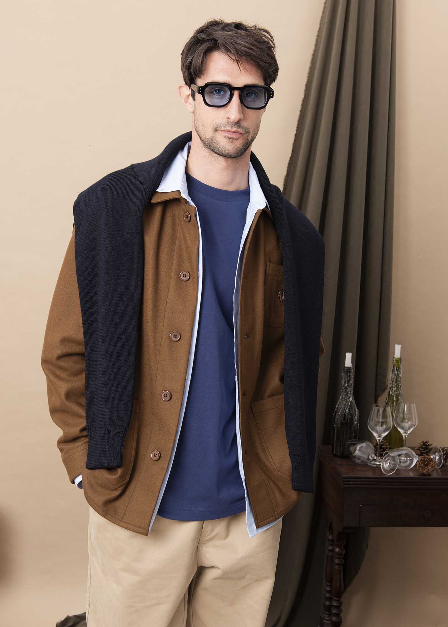 VESTE MERCUREY MARRON