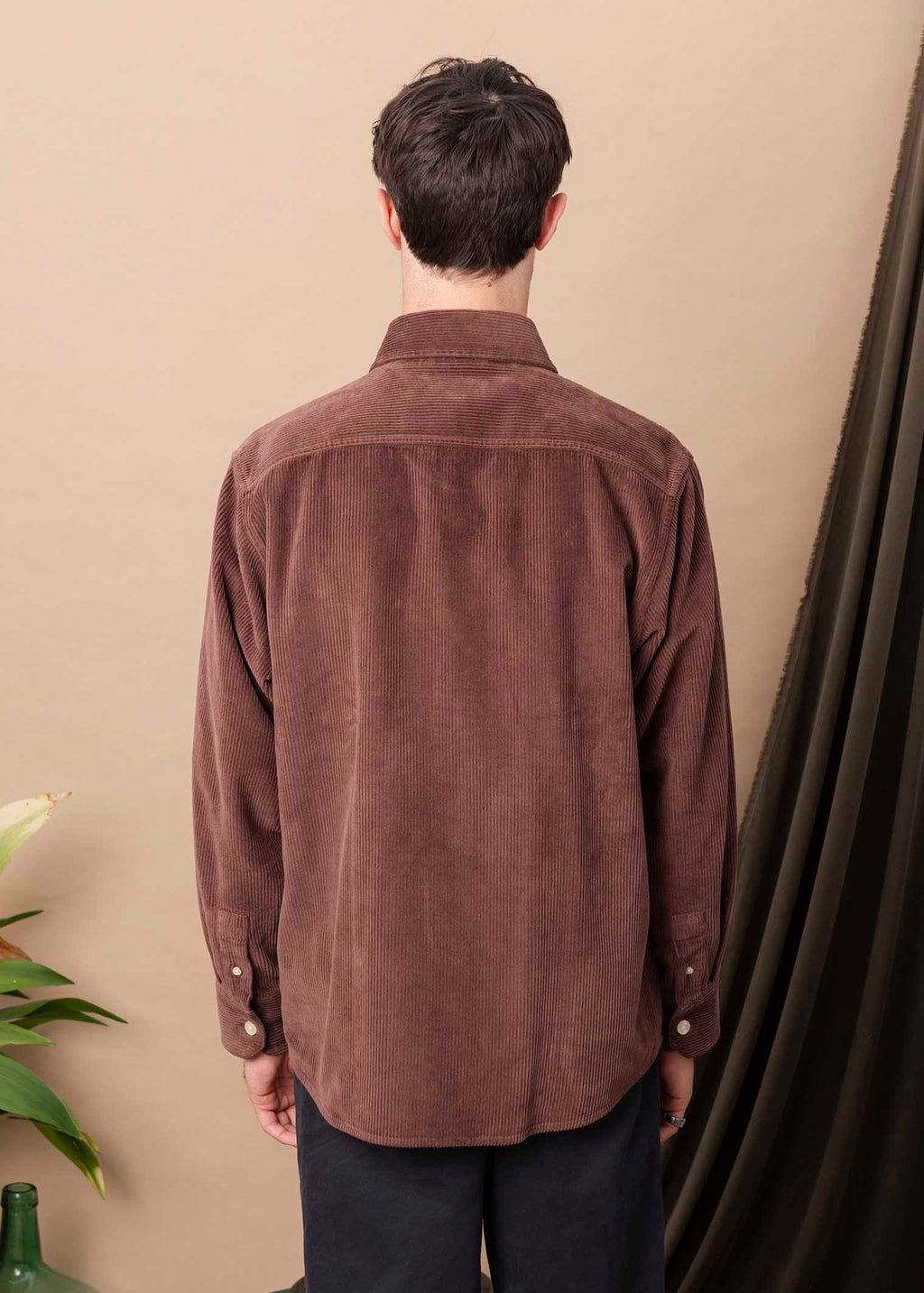 SURCHEMISE GIVRY VELOURS MARRON