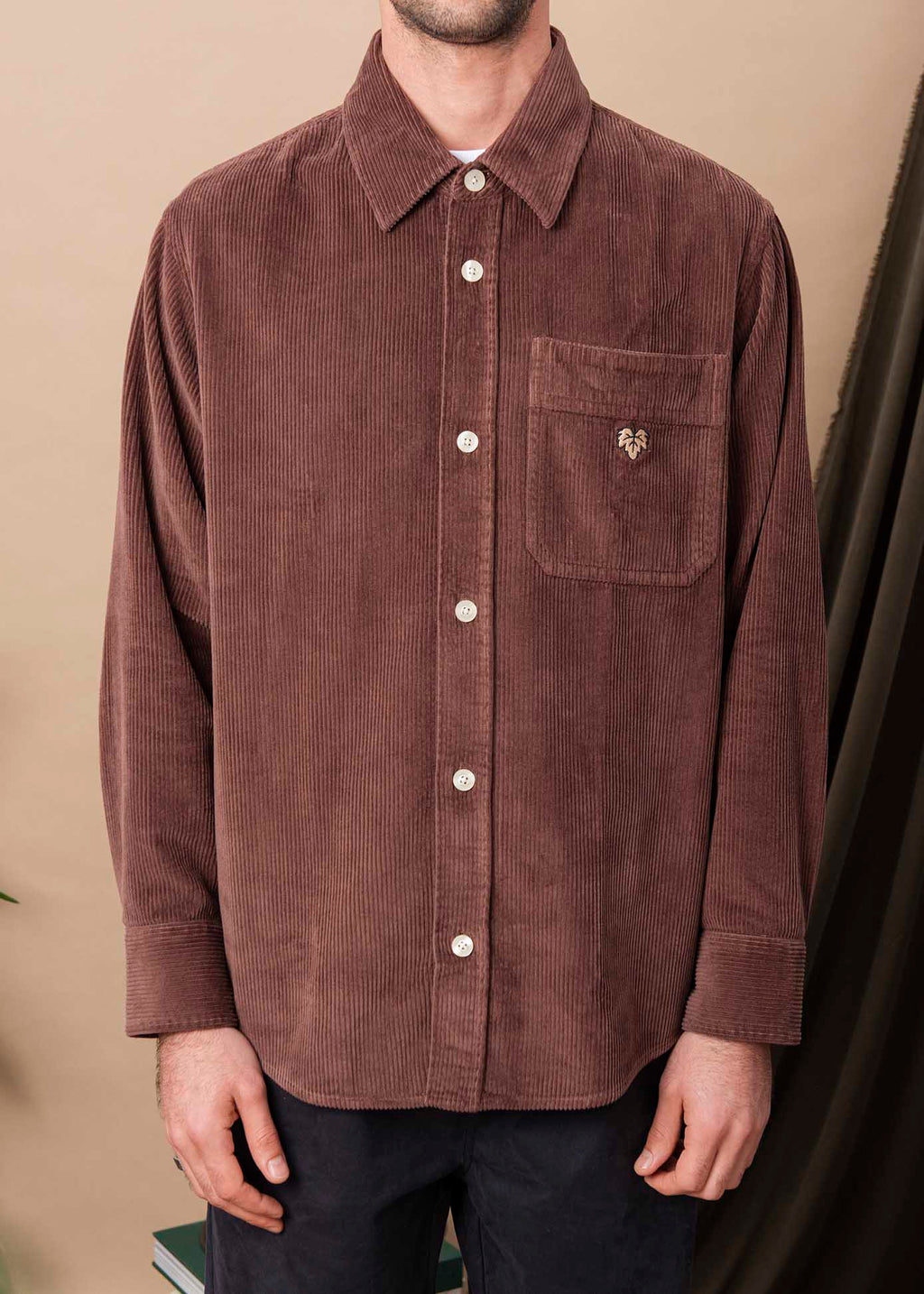 SURCHEMISE GIVRY VELOURS MARRON