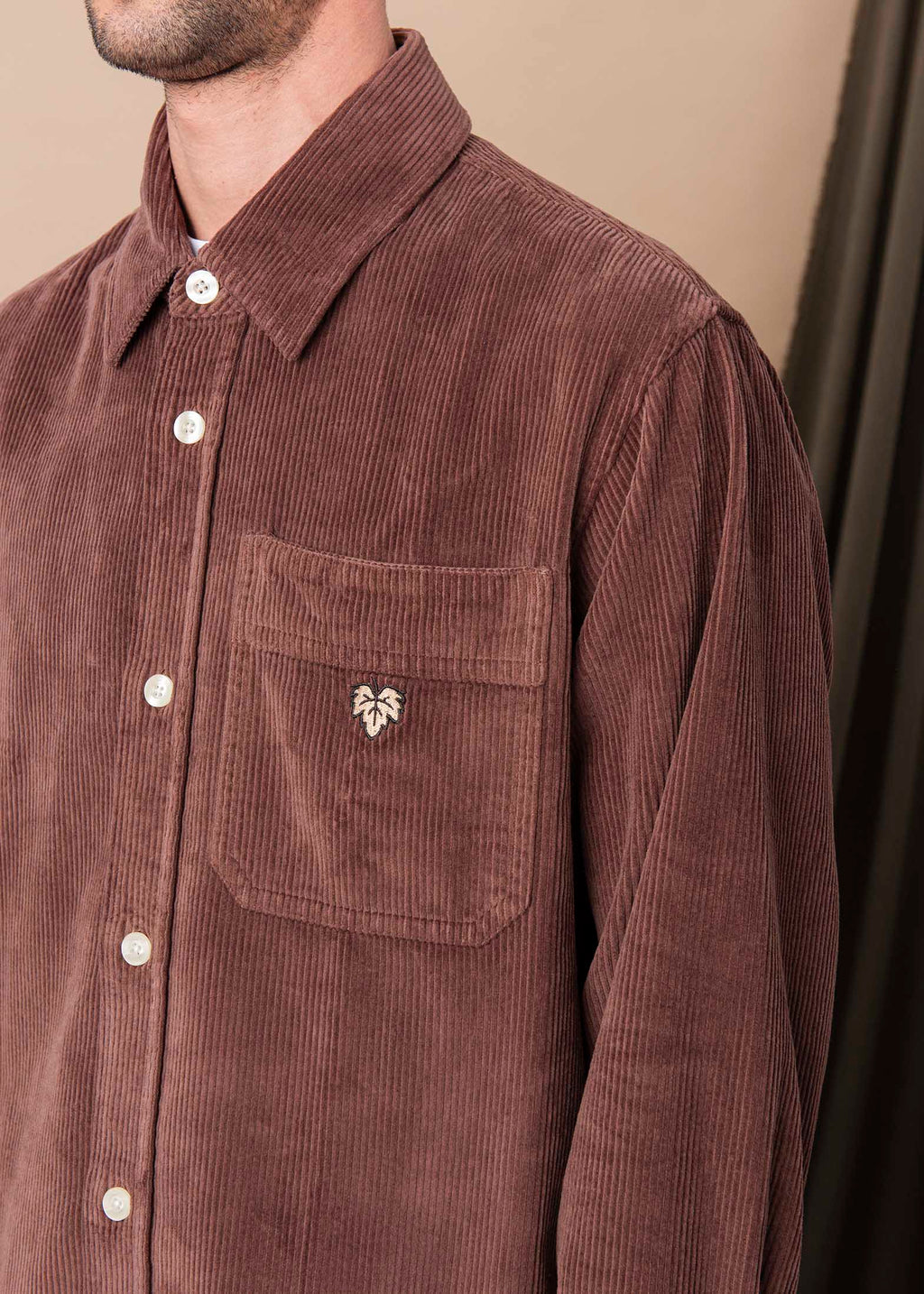 SURCHEMISE GIVRY VELOURS MARRON