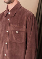 SURCHEMISE GIVRY VELOURS MARRON