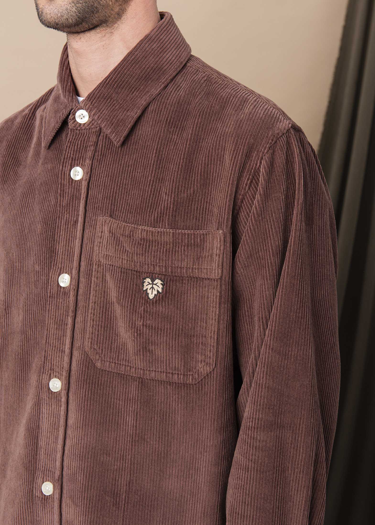 SURCHEMISE GIVRY VELOURS MARRON