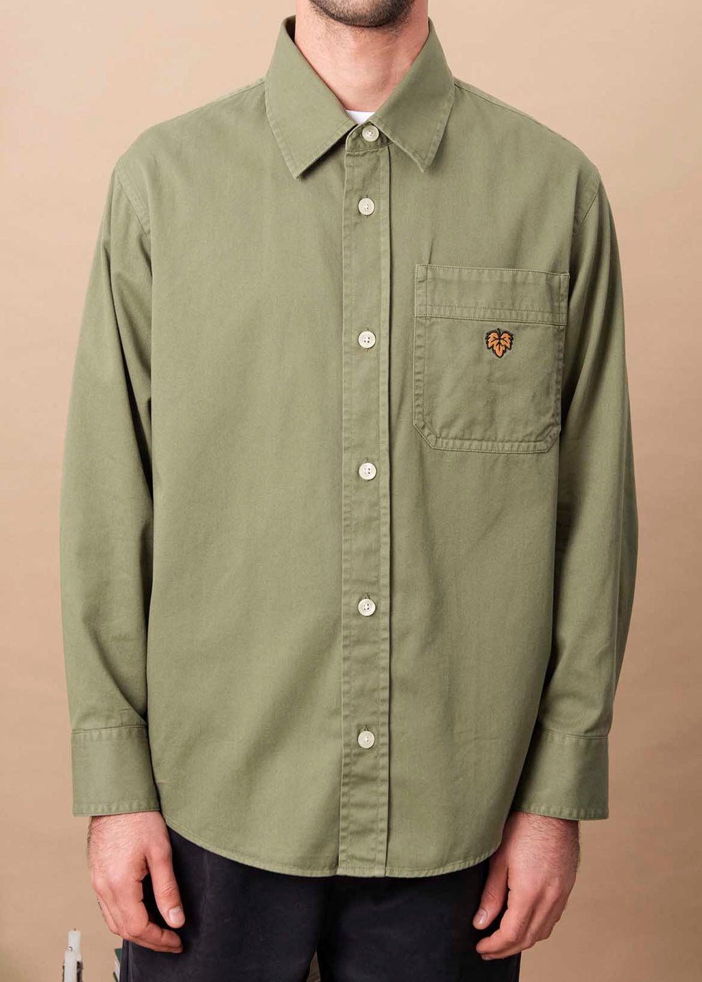 SURCHEMISE GIVRY TWILL KAKI