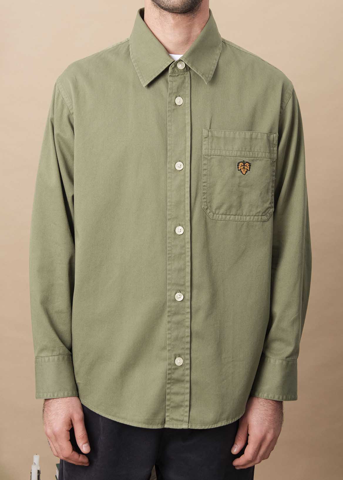 SURCHEMISE GIVRY TWILL KAKI