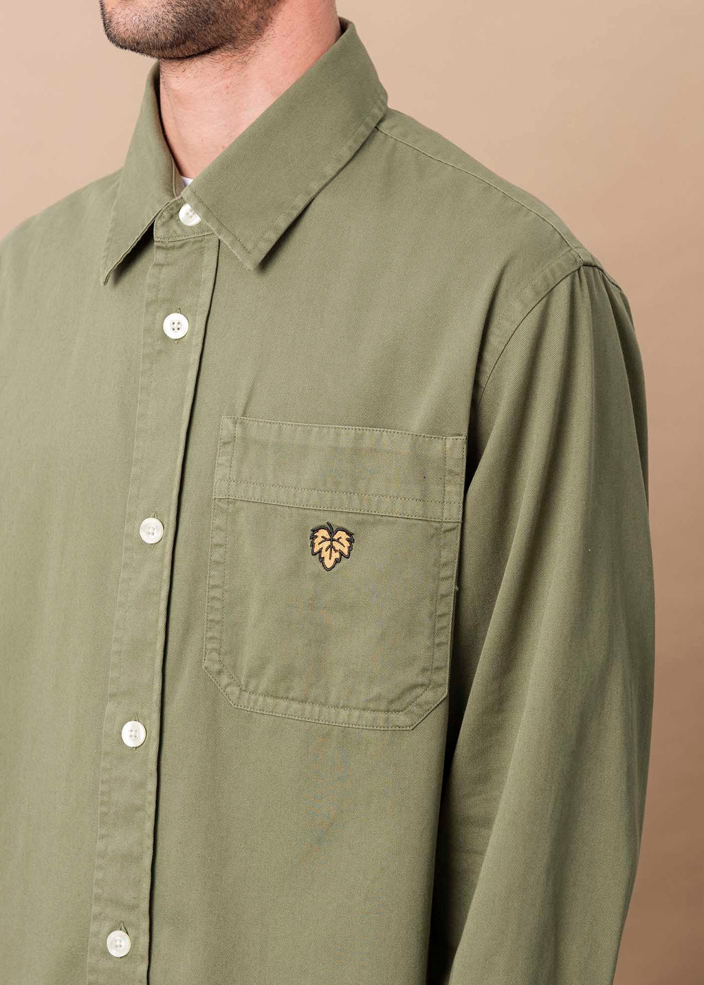 SURCHEMISE GIVRY TWILL KAKI