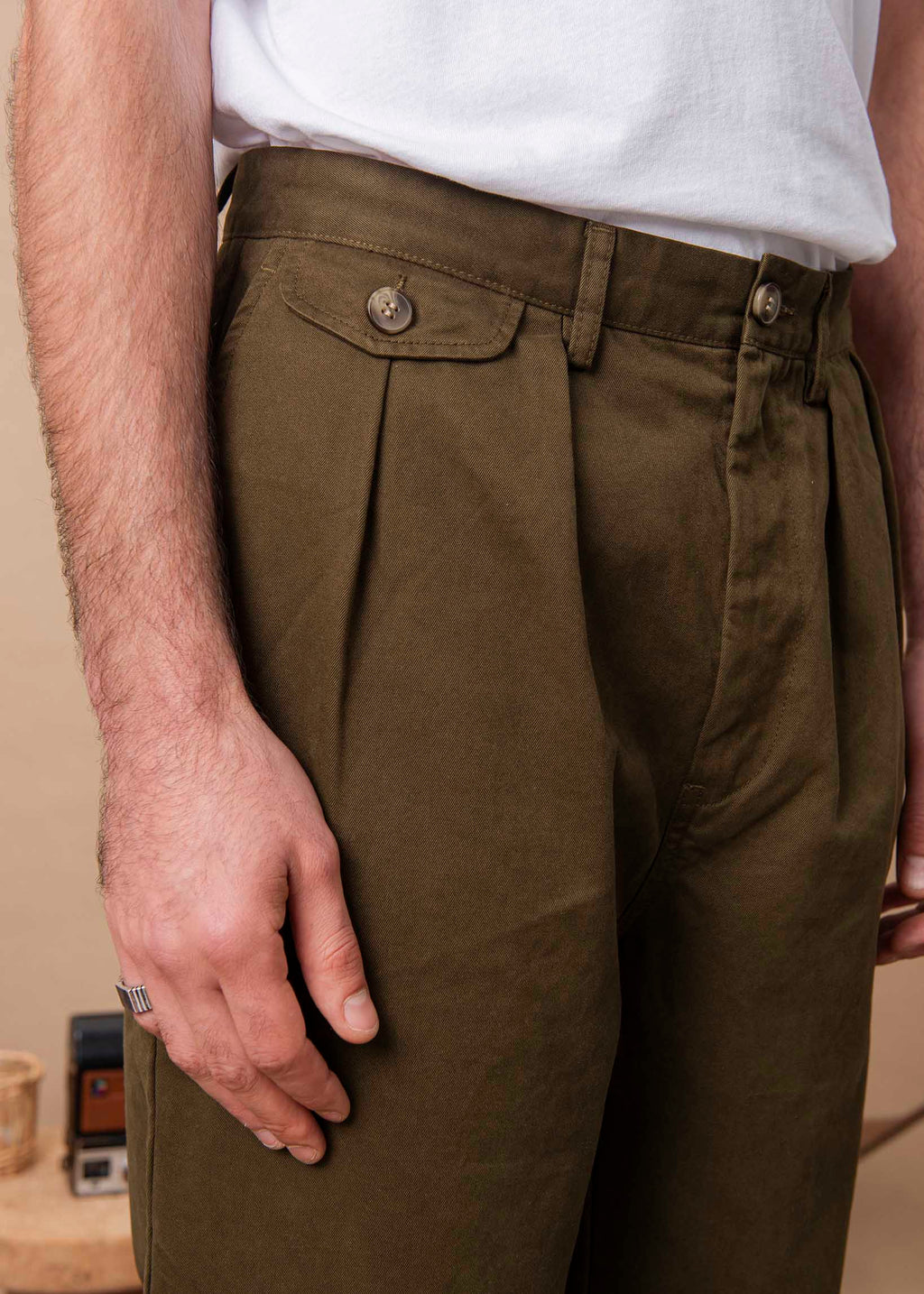 PANTALON PESSAC TWILL KAKI