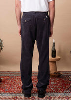 PANTALON PESSAC VELOURS MARINE