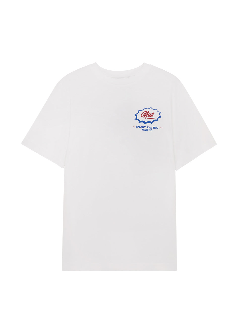 T-SHIRT EATING NAKED BLANC
