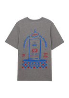 T-SHIRT EATING NAKED GRIS