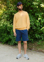 SWEAT VIGNE MOUTARDE 100% COTON