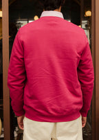 SWEAT VIGNE FRAMBOISE 100% COTON