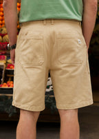 SHORT TWILL BEIGE