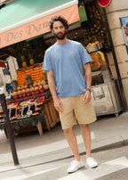 SHORT TWILL BEIGE