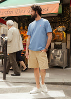 SHORT TWILL BEIGE