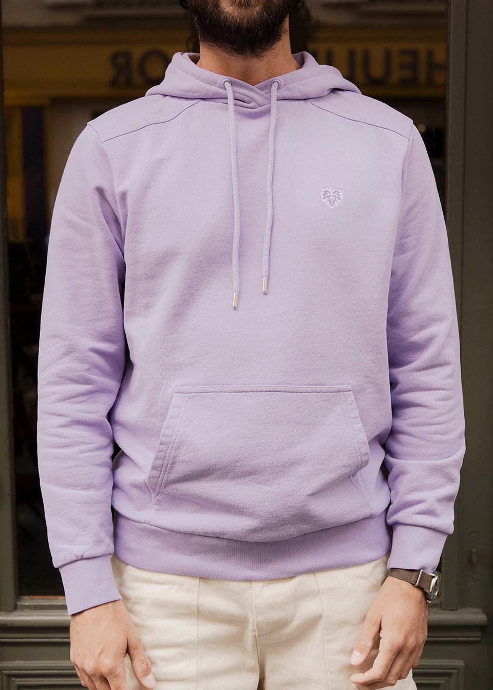 HOODIE VIGNE PARME 100% COTON