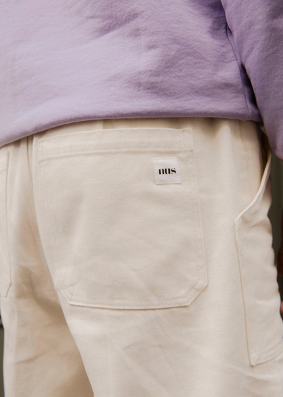 SHORT TWILL ECRU