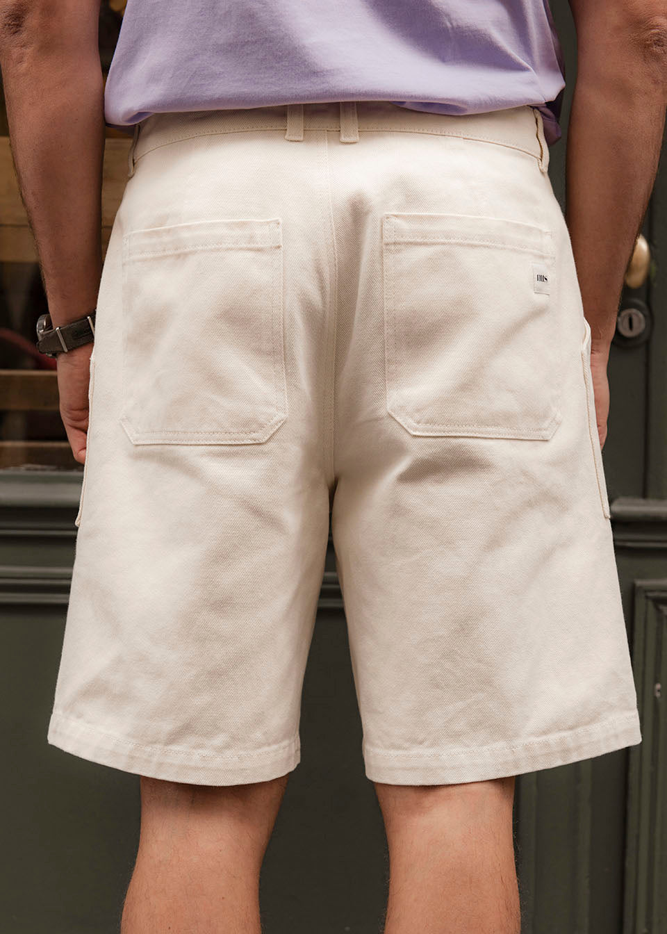 SHORT TWILL ECRU