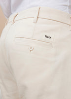 PANTALON TWILL RELAX ECRU 100% COTON