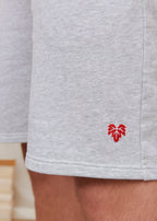 SHORT JERSEY GRIS CHINE