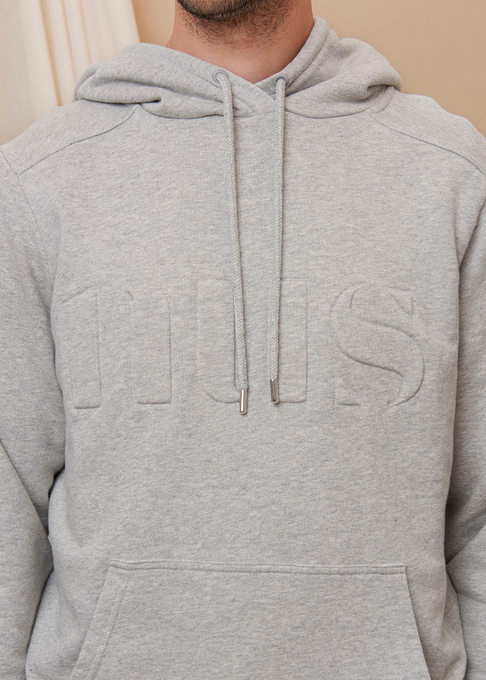 HOODIE NUS GRIS 100% COTON