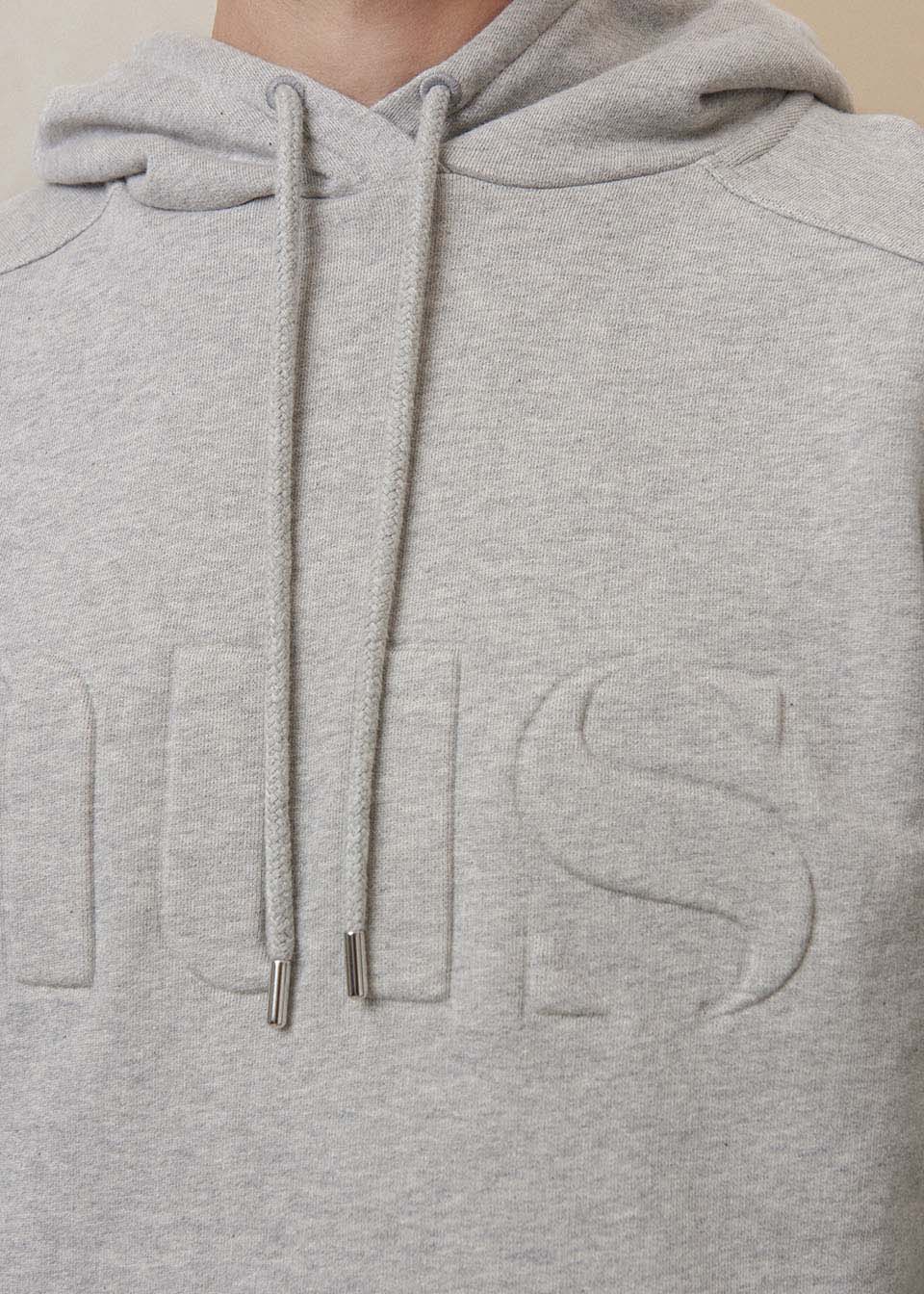 HOODIE NUS GRIS 100% COTON