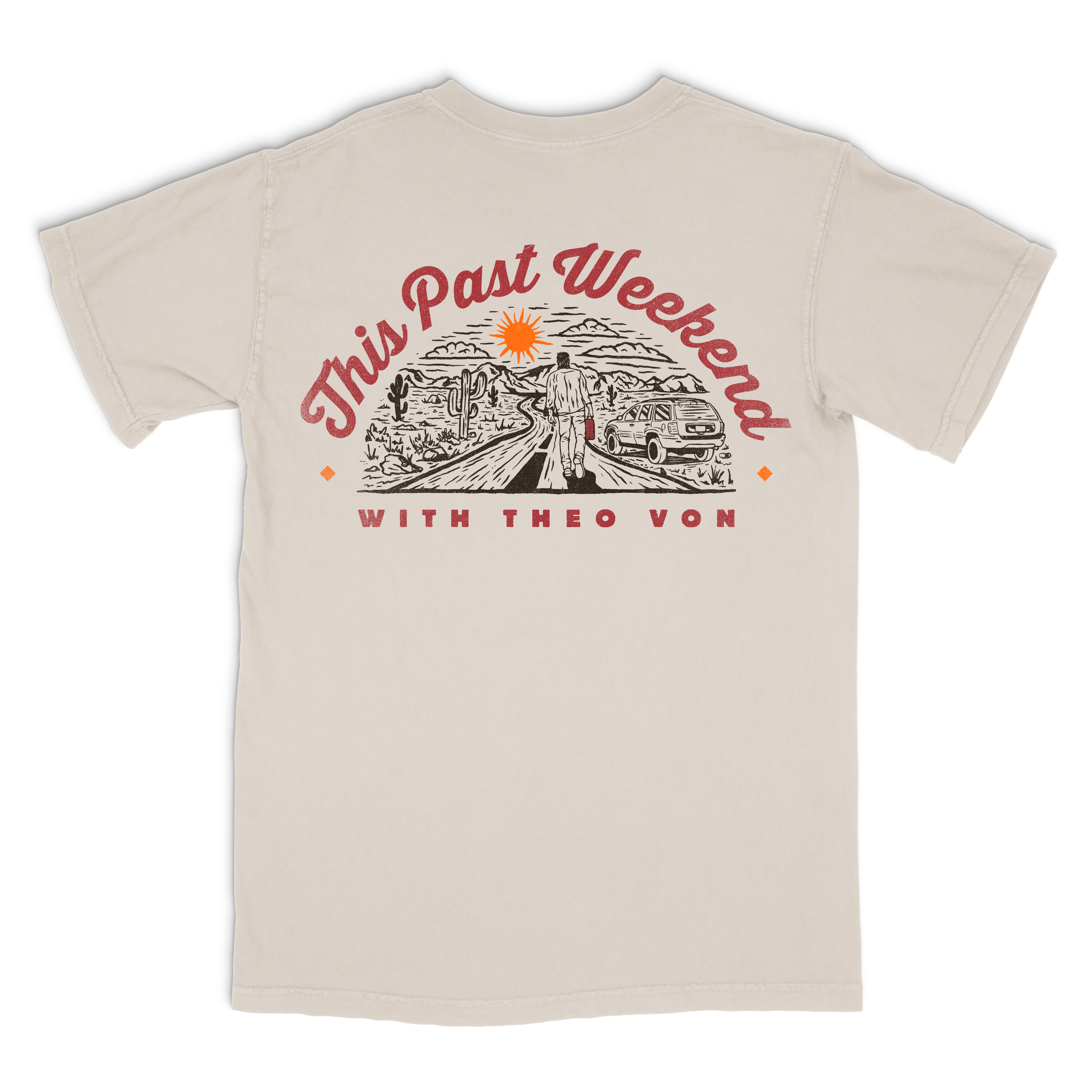 Out of Gas Tan Tee