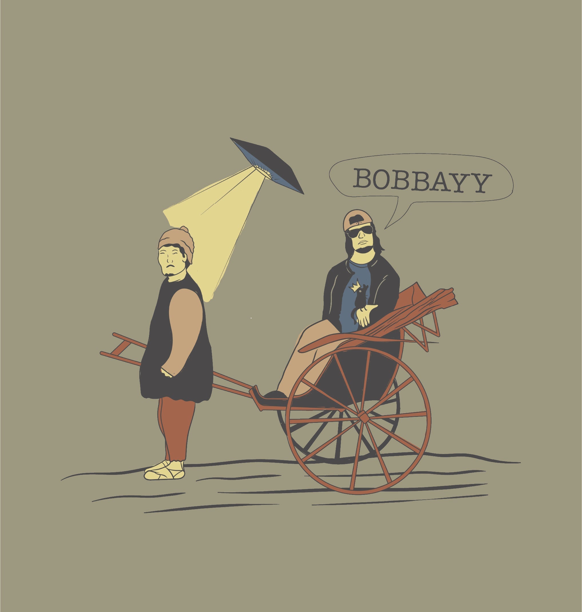 Bobby Khaki Tee