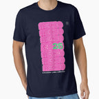 2026 Color of the Year Tee - Cloud Dancer Typography Shirt Dark Blue
