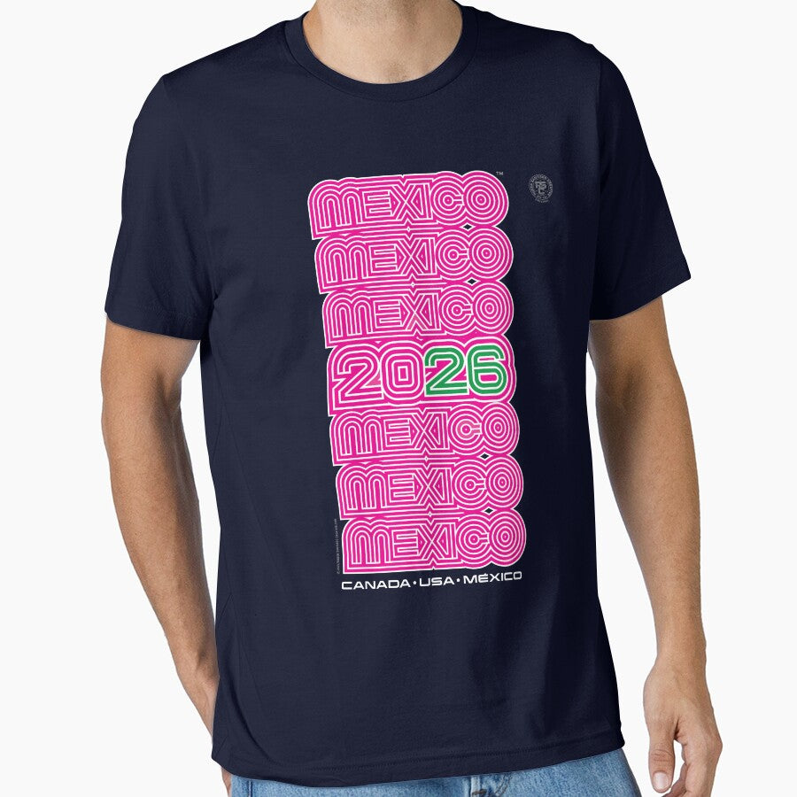 2026 Color of the Year Tee - Cloud Dancer Typography Shirt Dark Blue