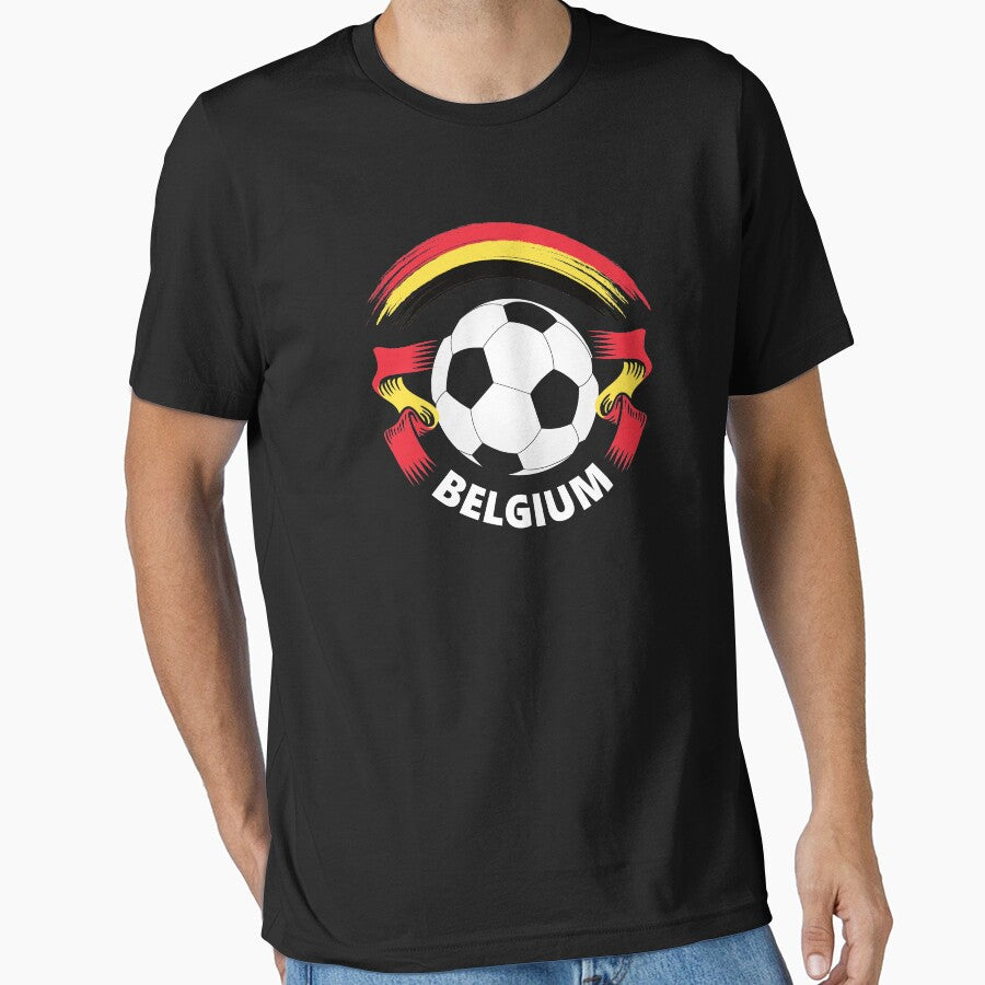 Switzerland Flag Qatar 2022 Tee - National Football Fan Gear Black