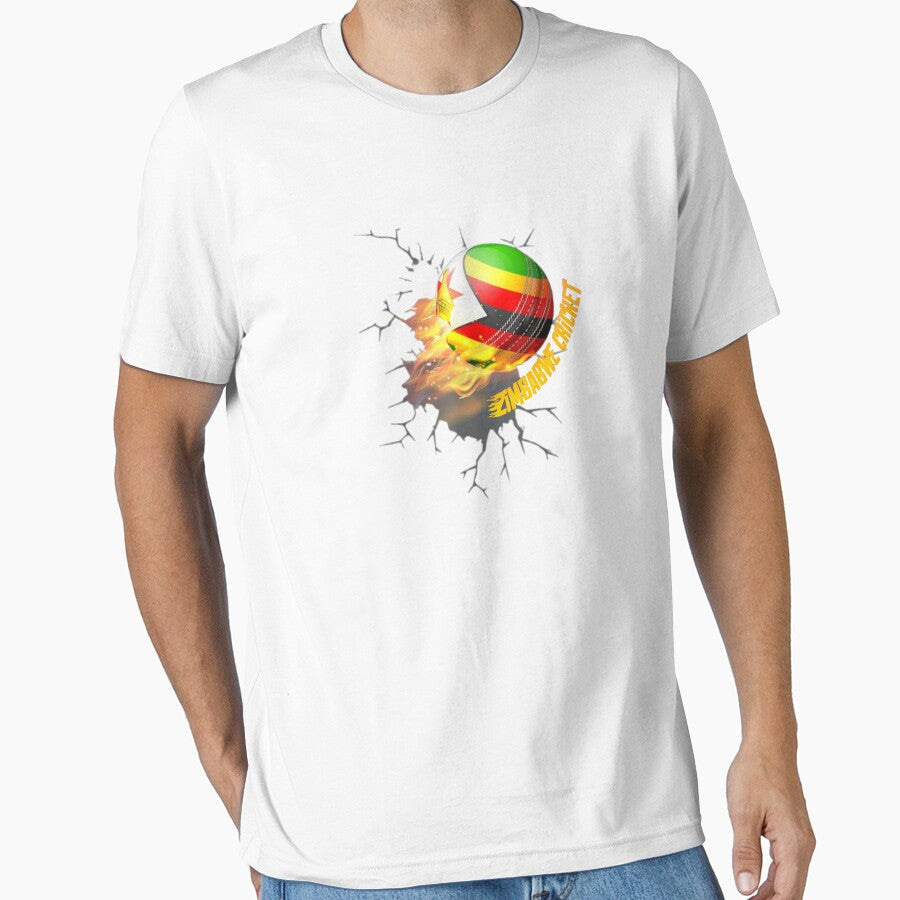 International Soccer Energy Tee - Abstract Football Art Shirt White