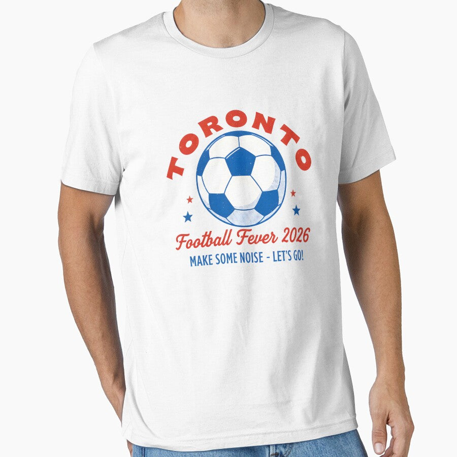 World Map Golden Football 2026 Tee - Global Soccer Fan Art White