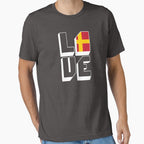 Jonathan Walters Irish Warrior Tee - Ireland Football Fan Gear Charcoal Heather