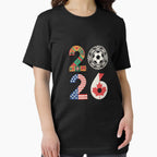 2026 World Cup Tournament Tee - Global Soccer Celebration Black