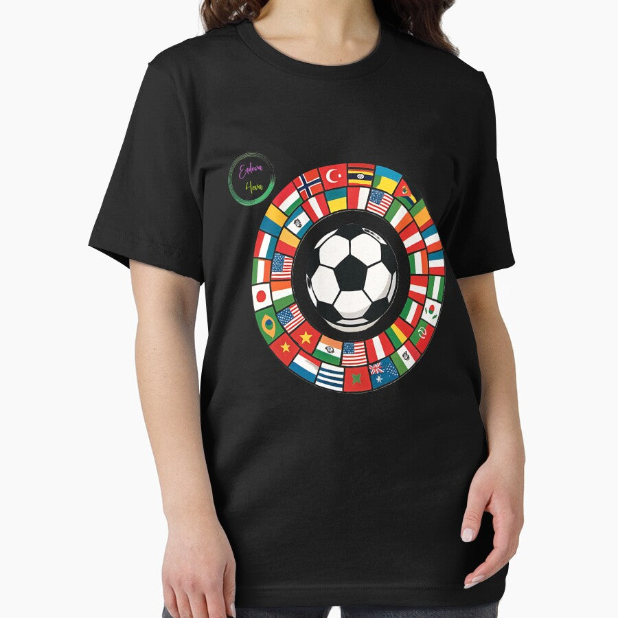 Norway 2026 World Cup Team Tee - Scandinavian Football Fan Gear Black