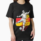 Classic Euro 96 England Football Tee - Retro Soccer Fan Apparel Black