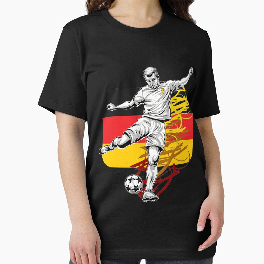 Classic Euro 96 England Football Tee - Retro Soccer Fan Apparel Black