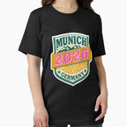 26 Mundial Soccer Logo Tee - Minimalist Green Football Gear Black