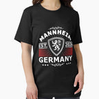Mannheim Square City Shirt - German Landmark Landmark Tee Black