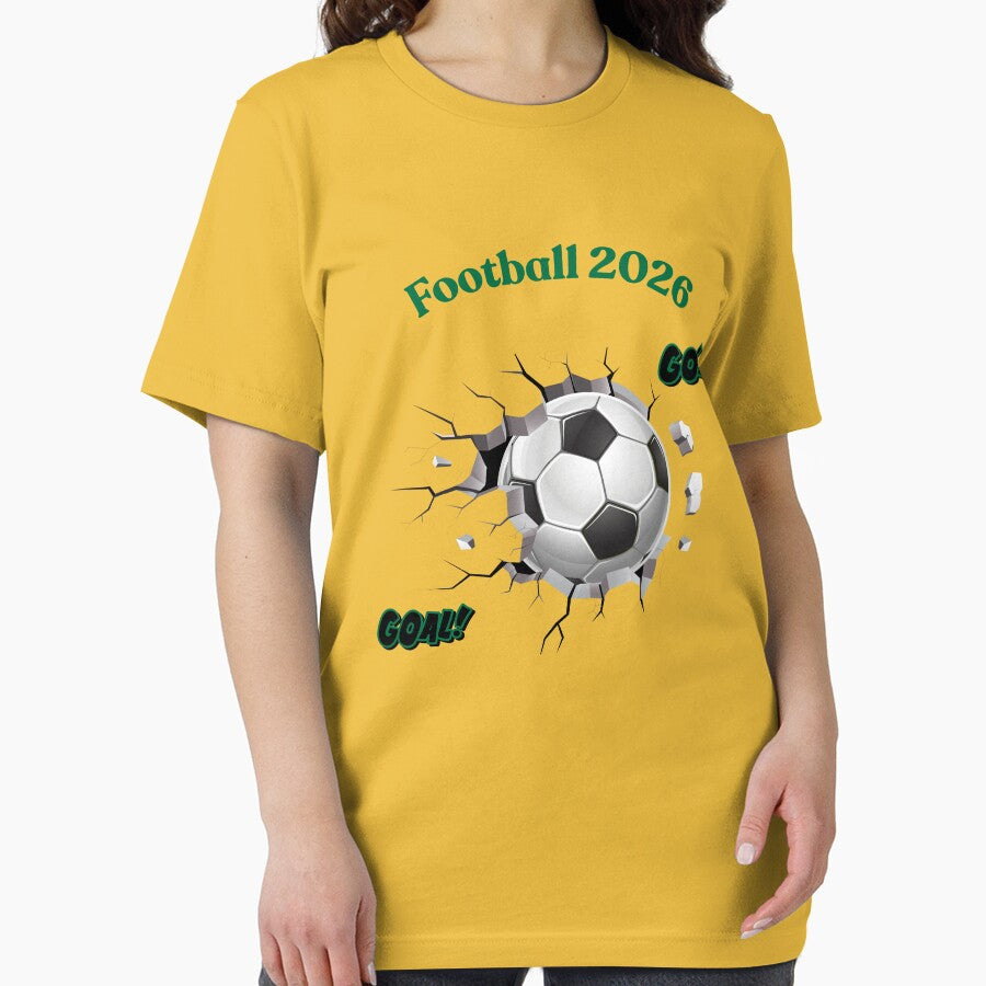 Hayley Raso Number 16 Tee - Australia Soccer Fan Apparel Yellow
