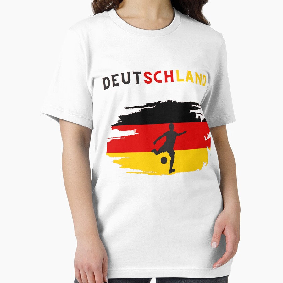 Deutschland 2021 Football Tee - German National Team Gear White