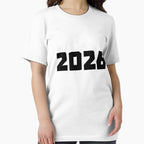 Happy New Year 2026 Tee - Modern Holiday Celebration Shirt White