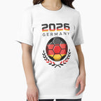 Germany 2024 Football Fan Tee - European Championship Apparel White