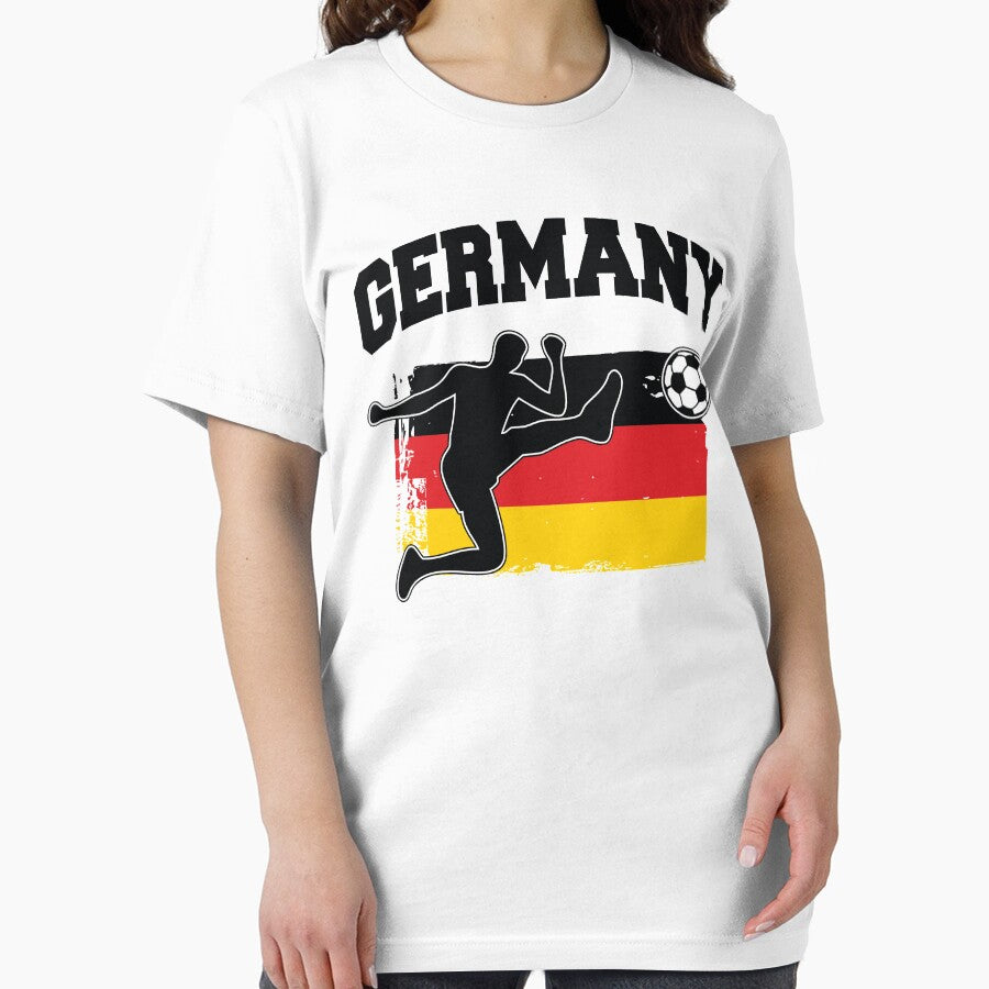 Classic Soccer Graphic Tee - High-Quality Football Fan Shirt White